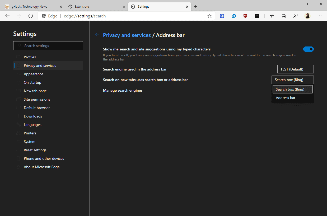 Default search edge. Edge browser поиск. Поисковая страница Майкрософт Edge. Microsoft Edge change search engine. Поисковая сеть Майкрософт.