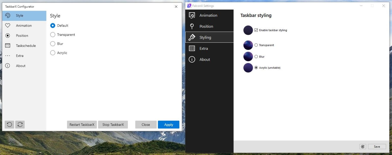 how to center taskbar with taskbarx