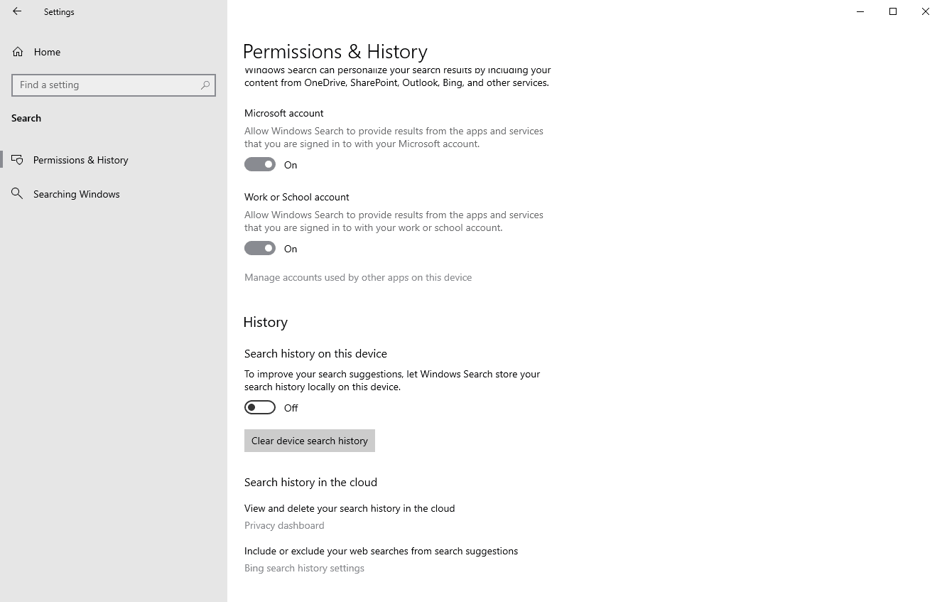 where is my search box for windows 10