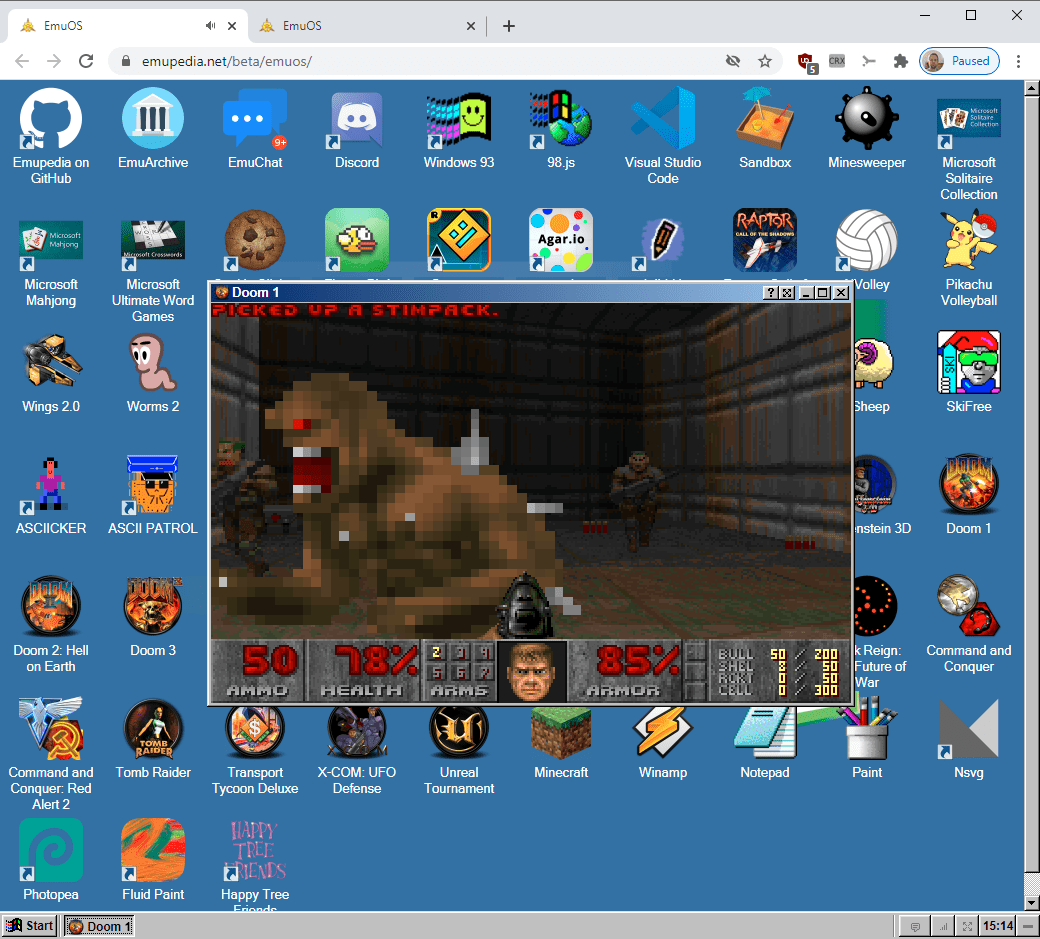 windows 98 online game