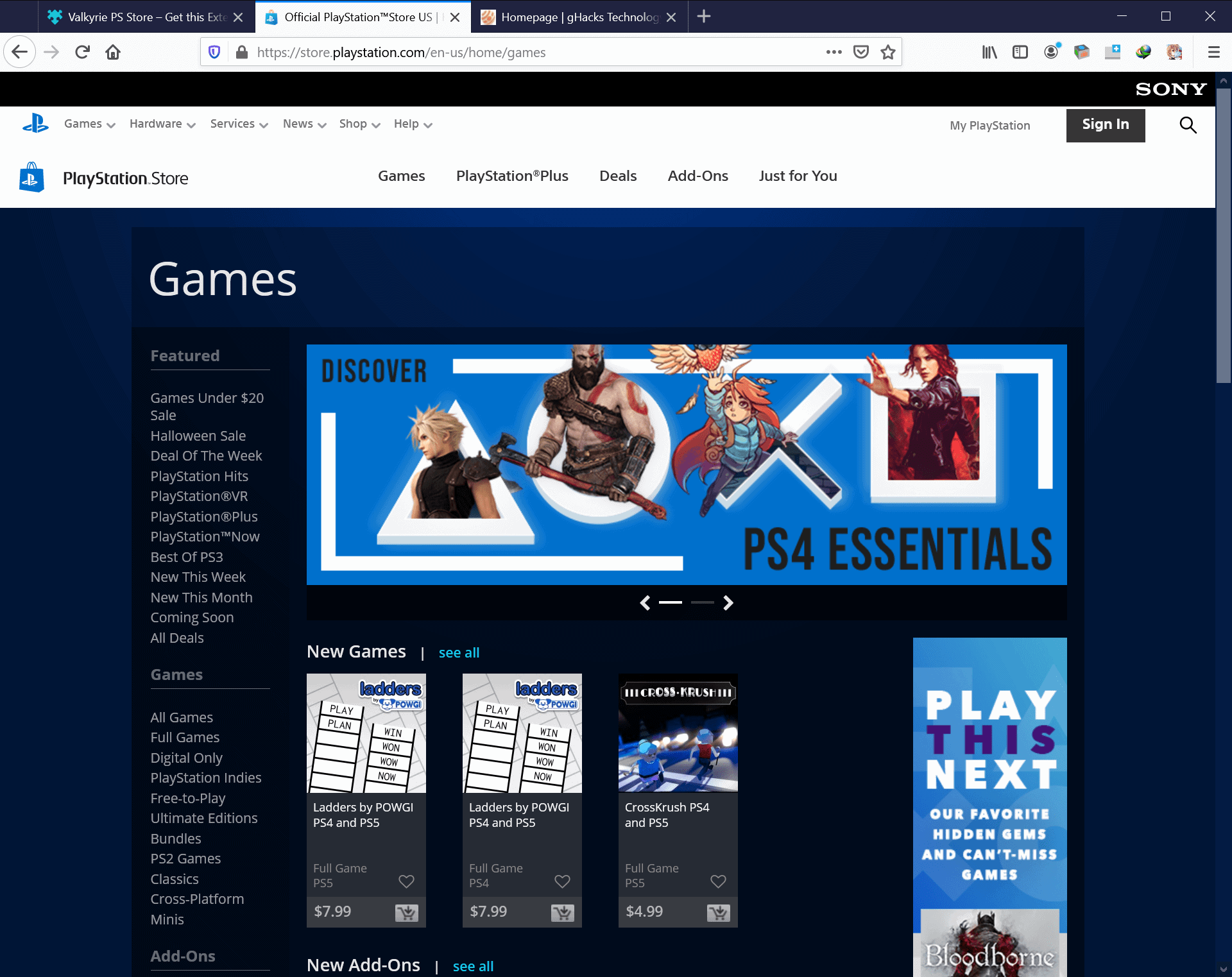How to access the old PlayStation Store to browse, download and buy