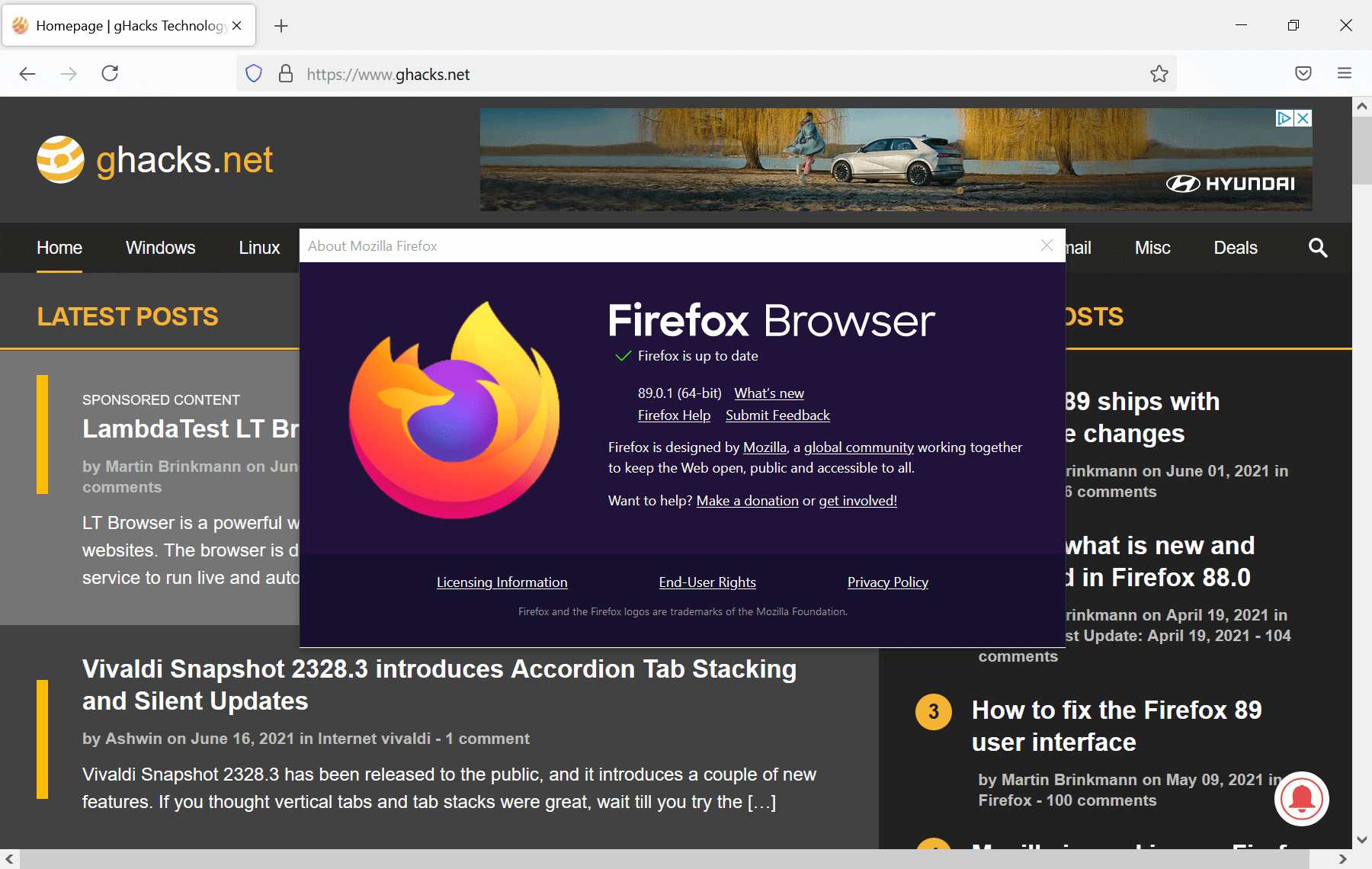How to fix OneTab not working in Firefox - gHacks Tech News