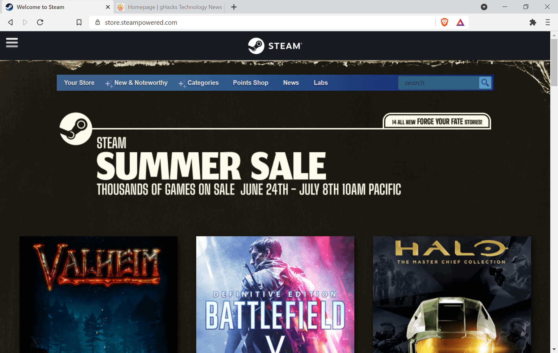 Steam Summer Sale 2021 has started gHacks Tech News