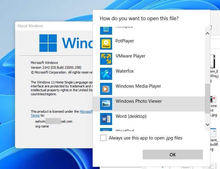 install old photo viewer windows 10