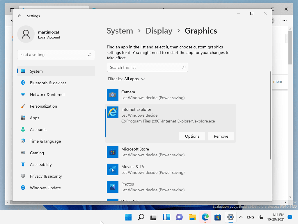 How to assign graphics performance preferences to Windows 11 programs ...