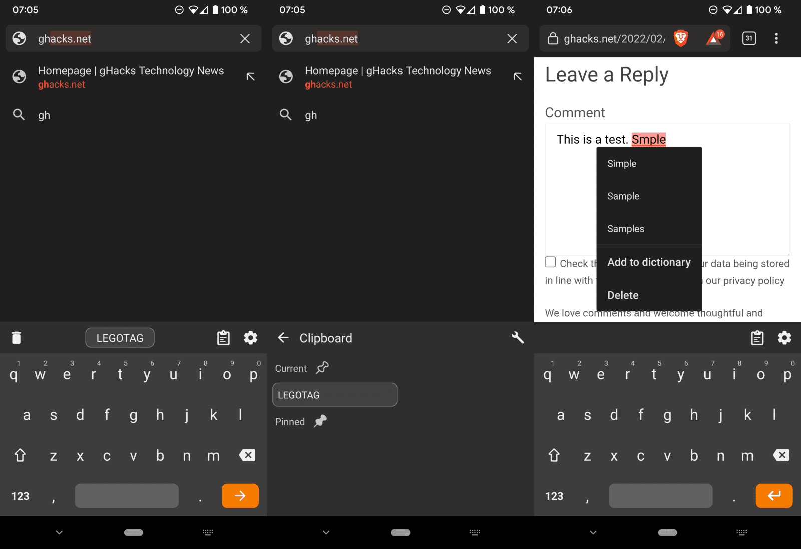 android privacy keyboard