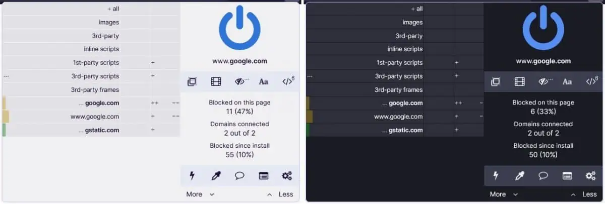 ublock-origin-light-theme-vs-dark-theme-