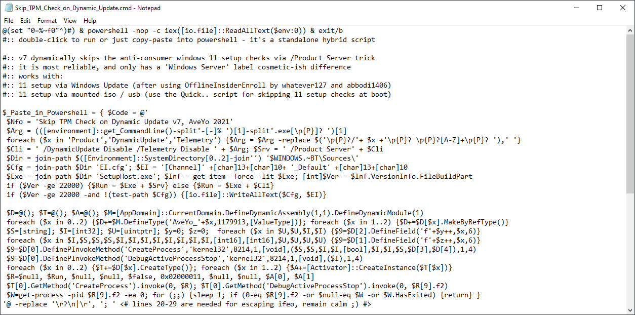 Bypass TPM and Secure Boot during Windows 11 Installation or Upgrade