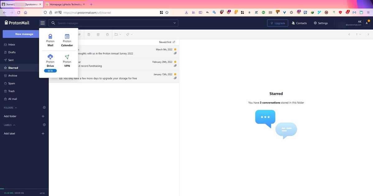 ProtonMail desktop app for Windows, macOS and Linux is in development