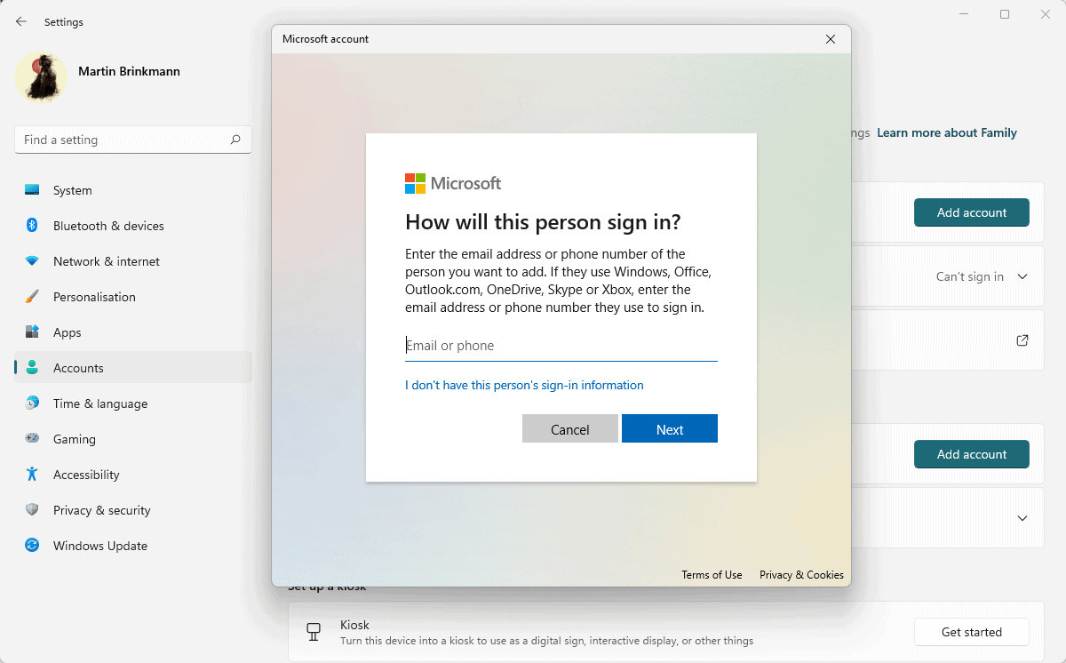 Windows 11/10] Microsoft account, Official Support