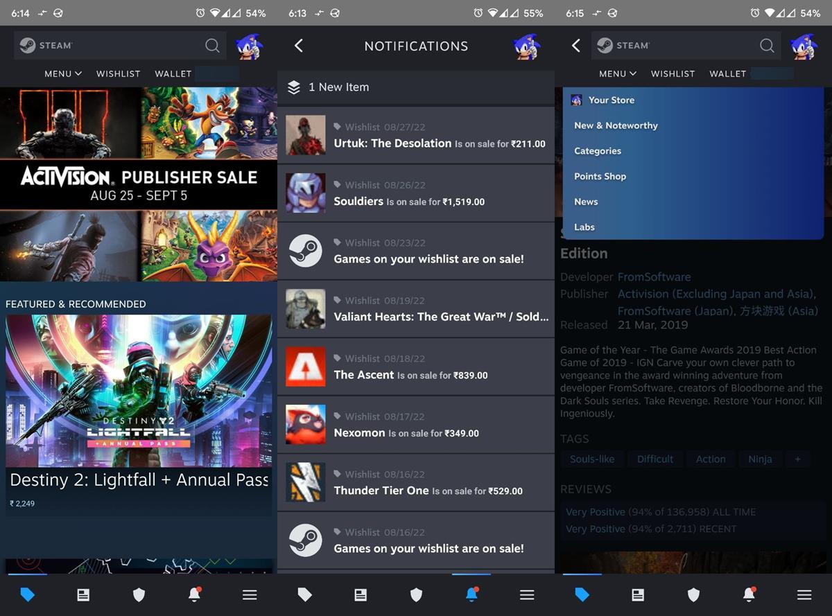 Steam beta update previews an upcoming UI that doesn't look half bad