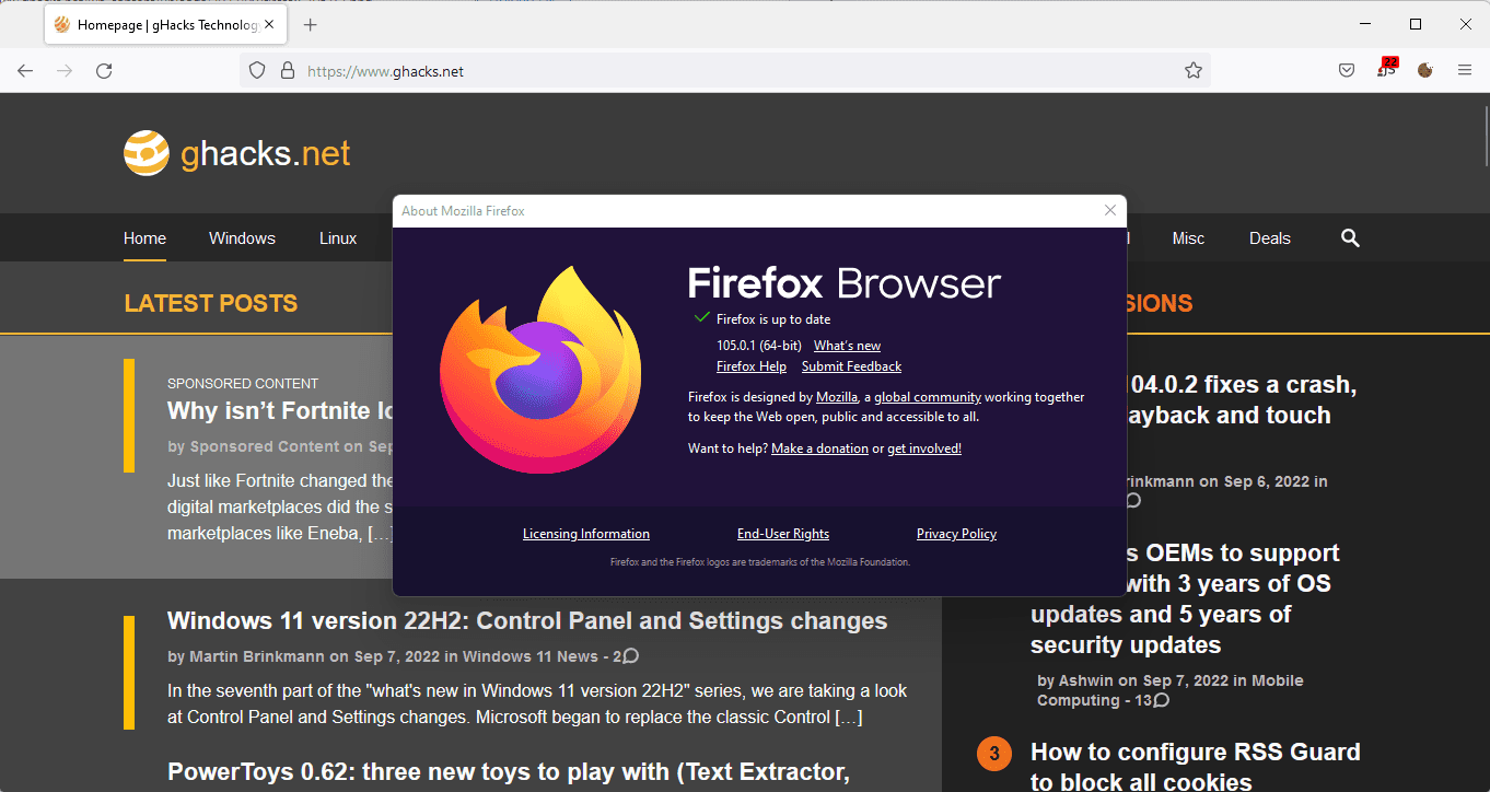 Firefox 109 Adds New Extensions Button, Manifest V3 Support - OMG! Ubuntu