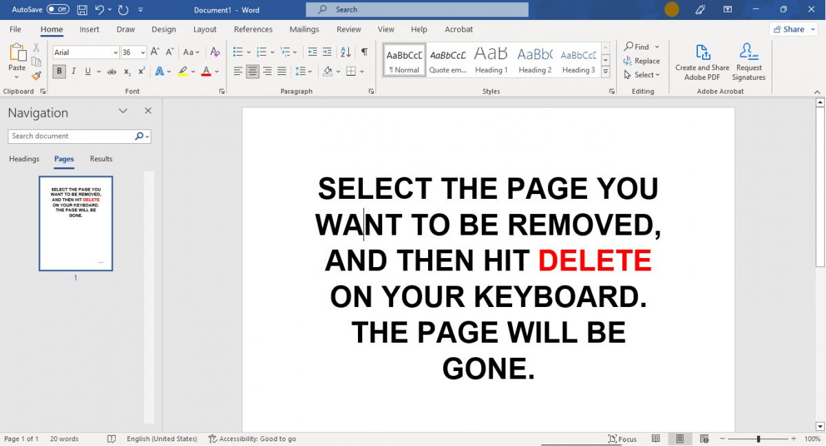 How To Delete A Page In Microsoft Word LaptrinhX