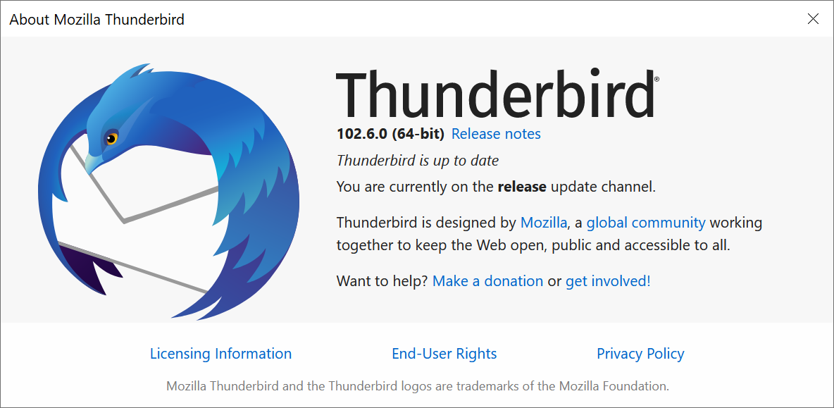 google workspace thunderbird