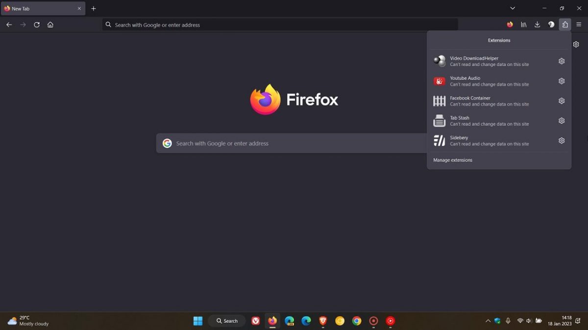 Mozilla is working on a single Extensions button for its Firefox web  browser - gHacks Tech News