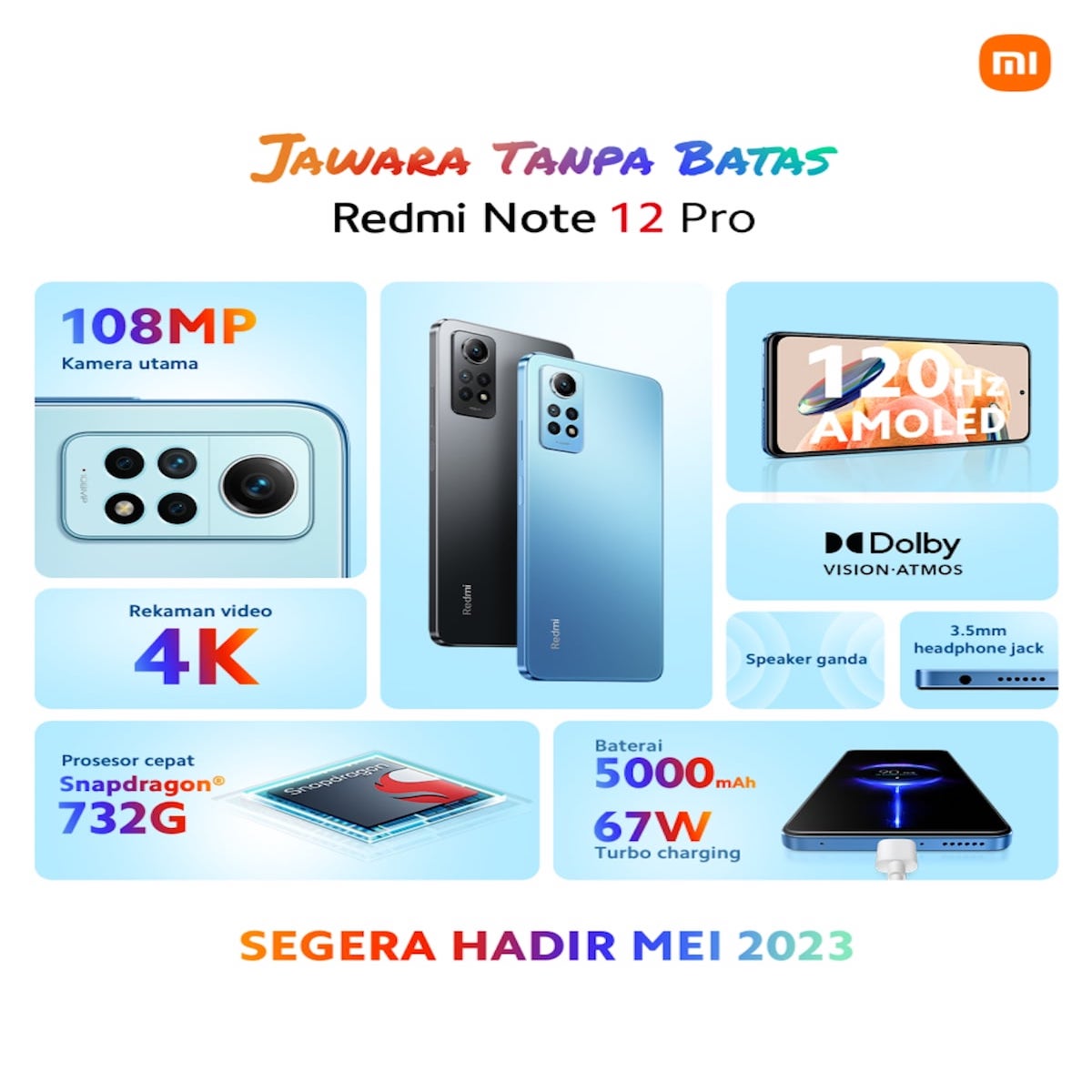 Redmi Note 12 Pro 4G - Ficha Técnica 