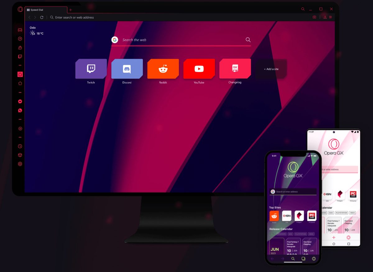 Opera's Gaming Browser Uses Less RAM and CPU Power Than The Normal