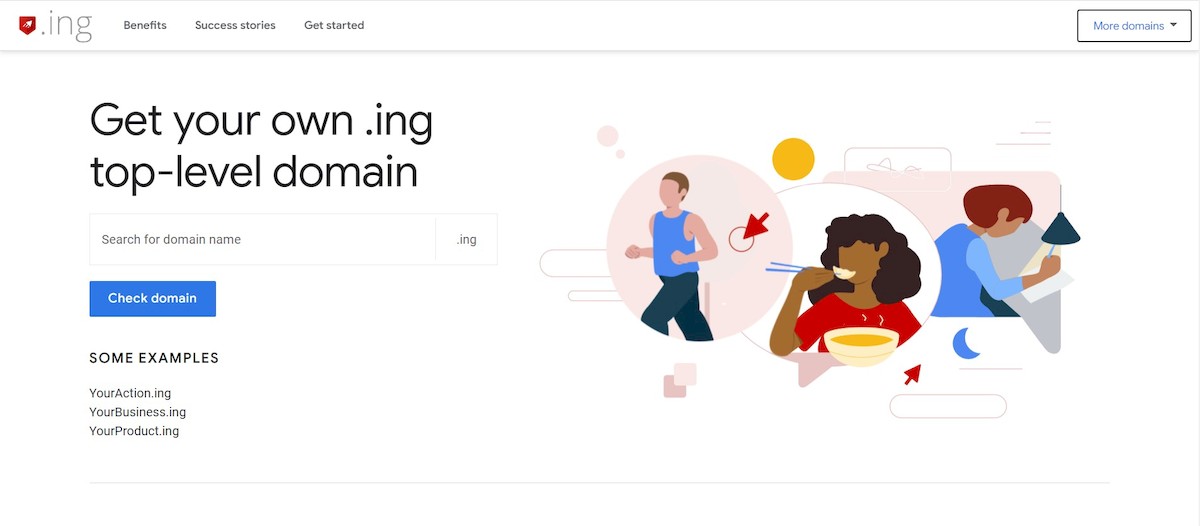 What is Google .ing domain and how to get it? - gHacks Tech News