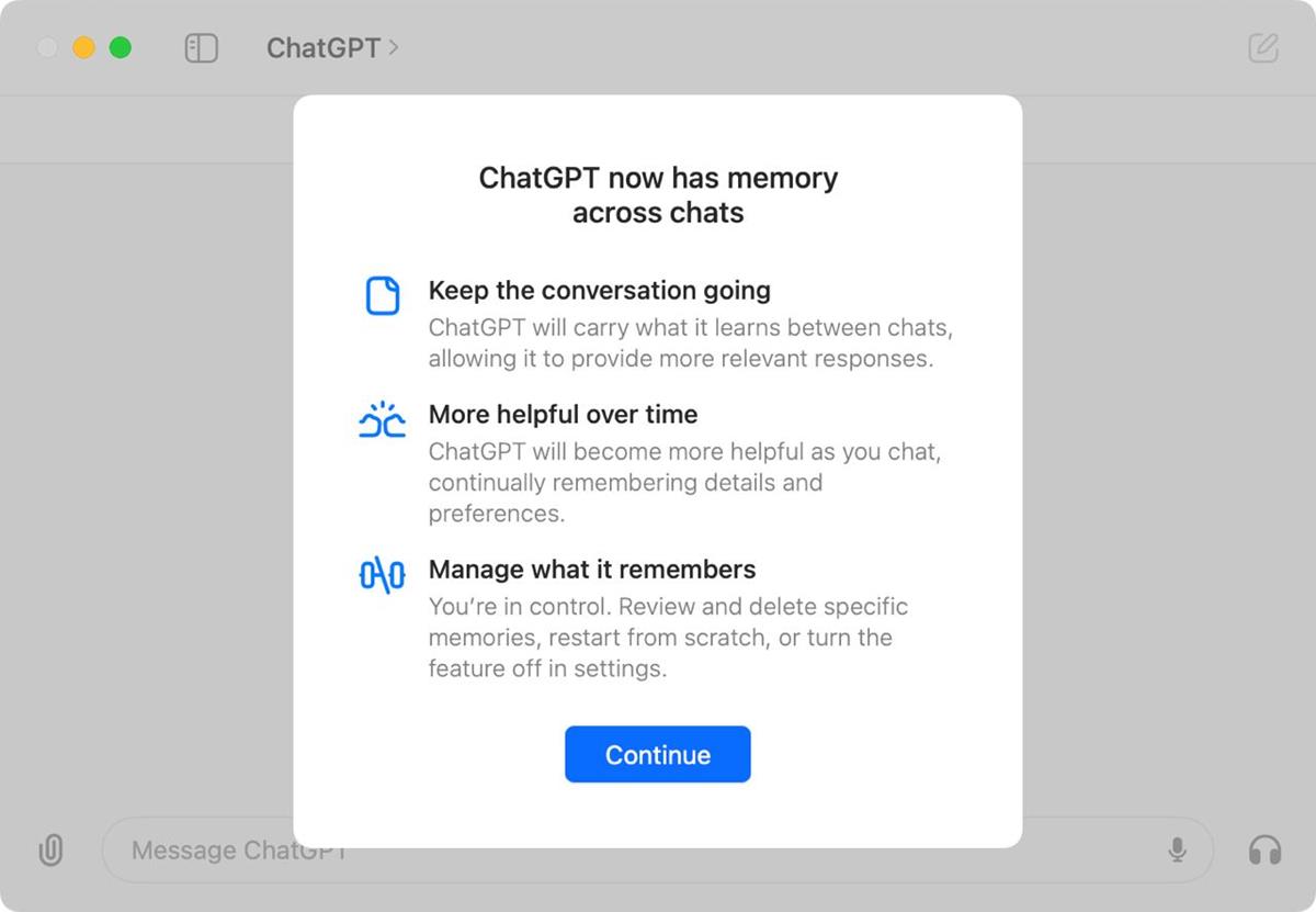 ChatGPT for Mac privacy issues