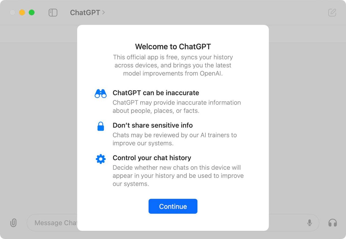 ChatGPT for Mac