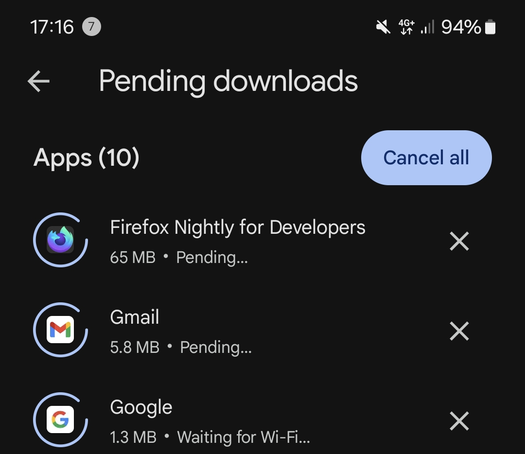 Google Play multiple app downloads