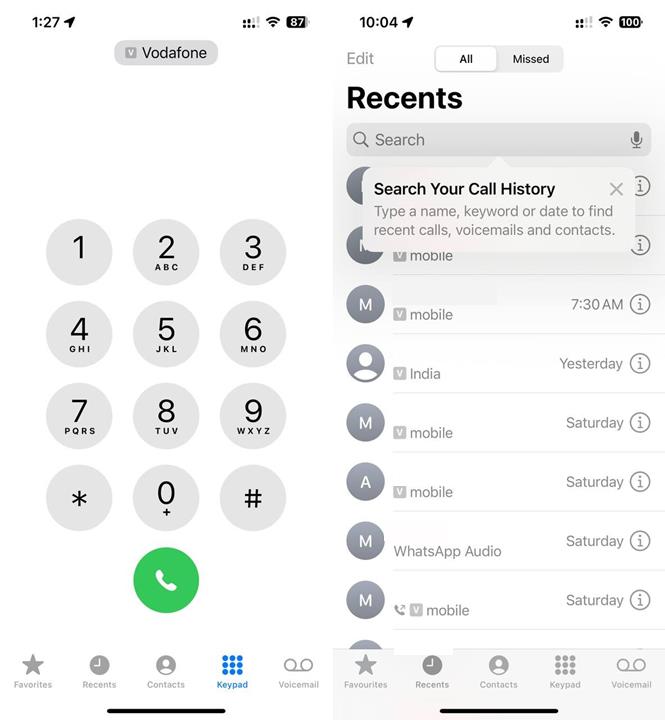 Phone app gets Call recording and a T9 dialer in iOS 18