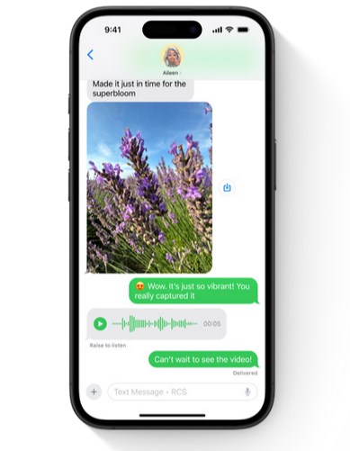 iMessage with RCS in iOS 18